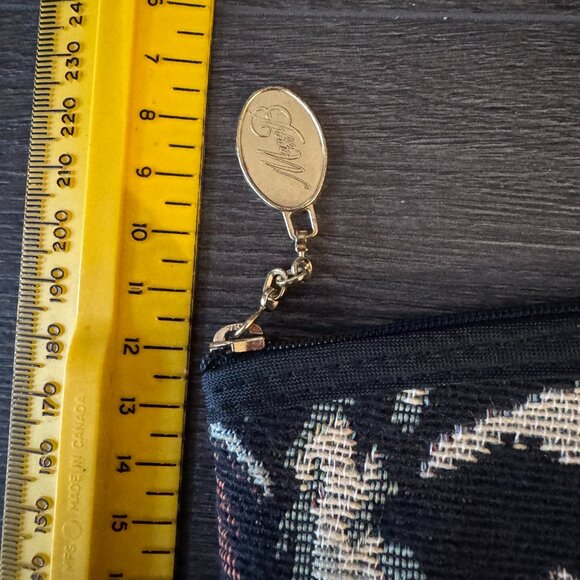 vintage Maggi B Tapestry Cats Zippered lined pouch - Picture 4 of 12